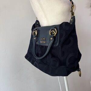 Coach Navy & Blue Crossbody Satchel